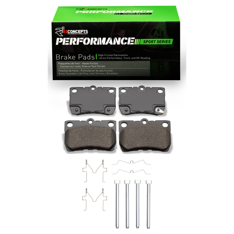 Lexus IS250 Brake Pads - Rear - R1 Concepts - Performance Sport - `06-`13